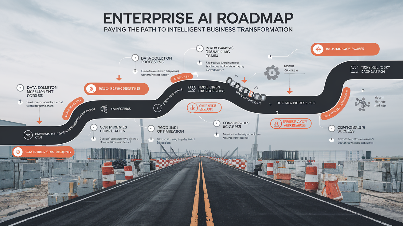 Future Development Rpa Road Map Enterprise AI Roadmap: Paving the Path to Intelligent Business ...